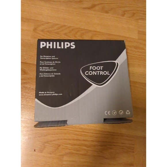 Philips Foot Control for Dictation and Transcription Systems Model 210/90B - Picture 2 of 5